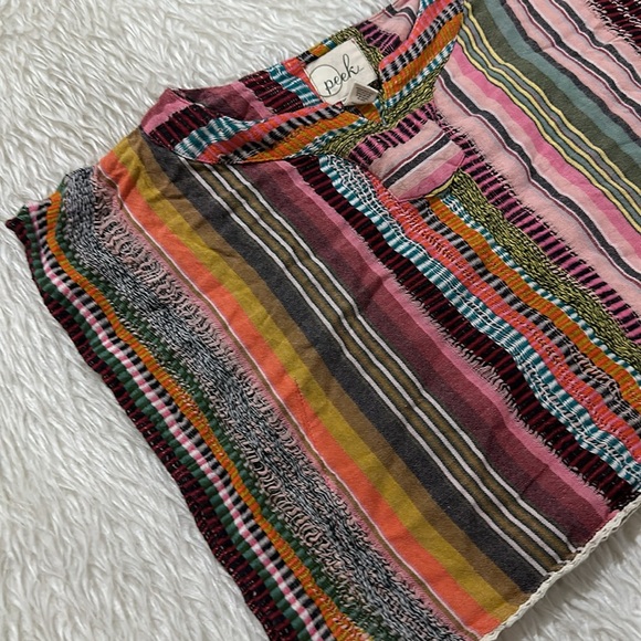 Peek kids boho multi colored top size small - Picture 2 of 7